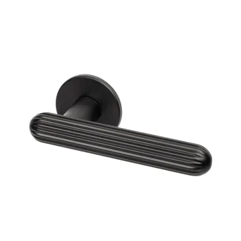 Дверная ручка на круглом основании Armadillo R.YM.ECLAIR BL-26 черный