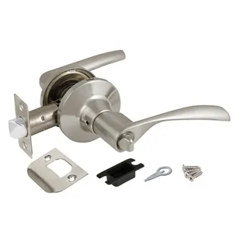 Ручка защелка DK610 SN-BK (6010 SN-B) (фик.) матовый никель