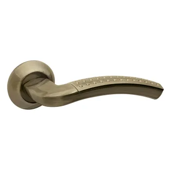 Дверная ручка на круглом основании Fuaro LM/Z R.TL54.INTRO ABG-6 бронза