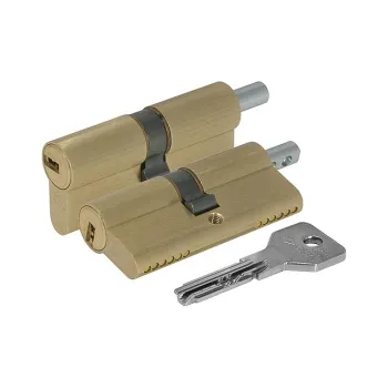 Цилиндровый механизм Cisa (Чиза) под вертушку ASIX OE302-13.00 (70 мм/30+10+30), ЛАТУНЬ 