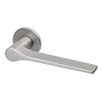 Дверная ручка на круглом основании Armadillo R.YM.CREME MWSC-33 итальянский тисненый