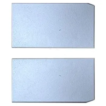 Комплект боковых заглушек Art.1951 для направляющей Art.1700A анодированное серебро