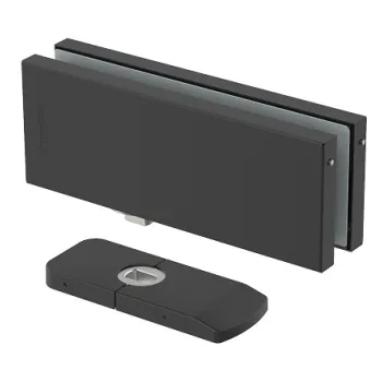 Петля-доводчик для стеклянной двери Armadillo Range.GL.H10 BL черный