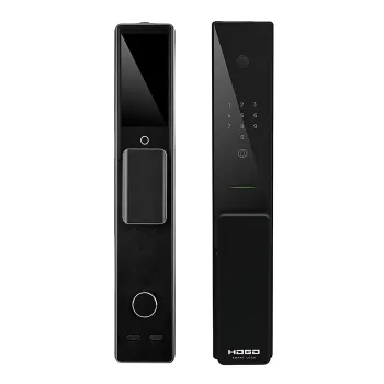 Замок врезной электронный Hogo V07 с распознаванием лица черный