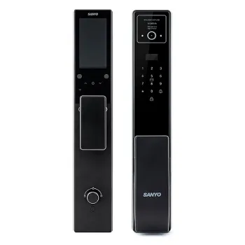 Электронный замок Sanyo D200 Tuya DM70 с WiFi, с видеодомофоном, черный