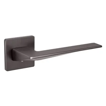 Дверная ручка на квадратном основании Fuaro K.SL52.PHANTOM (PHANTOM SL) GR-23 графит