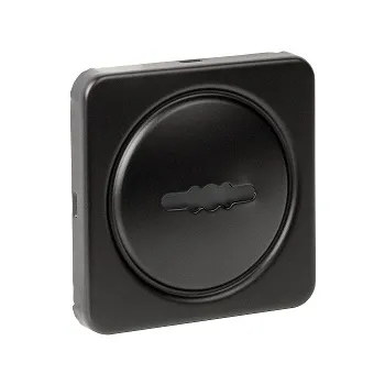 Накладка на сувальдный замок Fuaro ESC.S-auto.MSC/K.62 с авт.шторками BL-24 черный (1шт.)