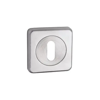 Накладка под ключ Буратино на квадратном основании Pasini 11 BFP матовый хром