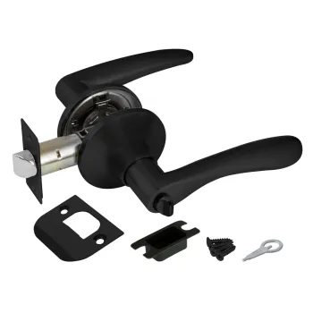 Ручка защелка Punto 6020 BL-B (фик.) черный