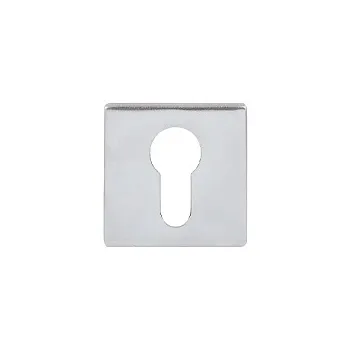 Накладка под цилиндр на квадратном основании Fimet 215 F16 матовый хром