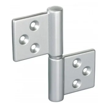 Петля накладная без врезки универсальная разборная Fratelli Cattini 143T 38-35 CS матовый хром