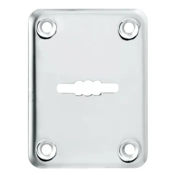 Декоративная накладка Punto ESC081/0-SS (нержавейка) на сув. замок без шторки (1 шт.) тех.упак.