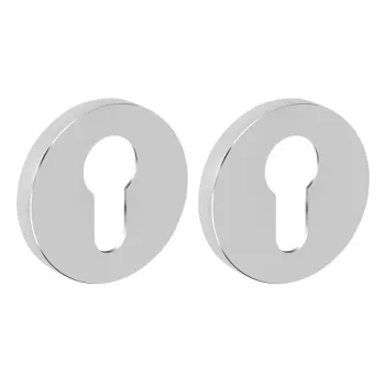 Накладка на цилиндр на круглом основании Fuaro ET.R.SLR52 CP-8 хром