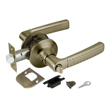 Ручка защелка Punto 6026 AB-B (фик.) бронза