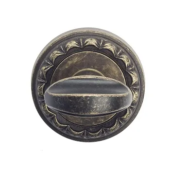 Фиксатор поворотный на круглом основании Venezia WC-2 D2 античная бронза