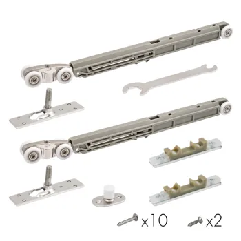Комплект для раздвижных дверей Armadillo Comfort - PRO SET 2 /soft close/ 80 (CFA170А)