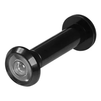 Глазок дверной, оптика пластик Ajax DV-4/70-125 BL черный 