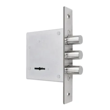 Замок врезной Border сувальдный ЗВ8-8Д/13 с накладками и отв. планкой, 3 кл. /70900/