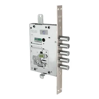 Замок врезной Mottura сувальдный 52.J525M-D MyKey (правый), ключ 40 мм, без накл.