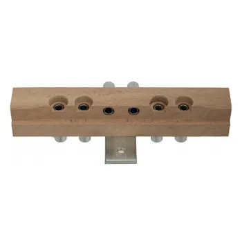 Шаблон 4CA87AR1416.01 для установки ввертных петель Ø14,16 для дверей с притвором/четвертью