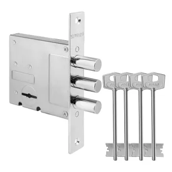 Замок врезной сувальдный Fuaro MDV812/S-60.00.3R14 4key