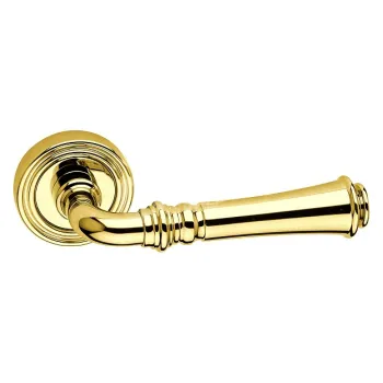 Дверная ручка на круглом основании Fimet Tasha 1028/261 F01 латунь