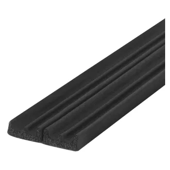 Уплотнитель самоклеящийся Fuaro ADH/E-9x4mm BLACK черный 150m