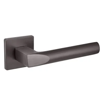 Дверная ручка на квадратном основании Fuaro K.SL52.PRIZMA (PRIZMA SL) GR-23 графит