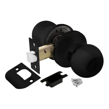 Ручка защелка Punto 6072 BL-P (без фик.) черный