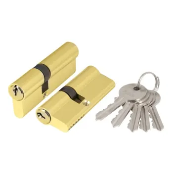 Цилиндровый механизм Ajax (AX100/60) AX1000Key60 (25+10+25) PB латунь
