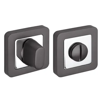 Фиксатор поворотный на квадратном основании Fuaro BK6.K.XM52 (BK6 XM) GR/CP-23 графит/хром