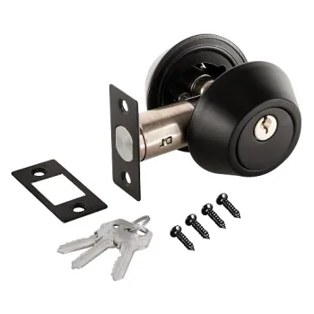 Замок врезной Ajax DK.001 ET BL черный