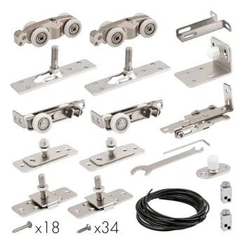 Базовый комплект для телескопического открывания дверей Armadillo Comfort - PRO SET 5 /telescope/ 80 (CFA172C)