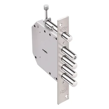 Замок врезной Elbor (Эльбор) сувальдный с задвижкой Базальт 1.05.02, 5 кл. /00396/