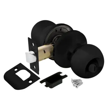 Ручка защелка Punto 6072 BL-B (фик.) черный