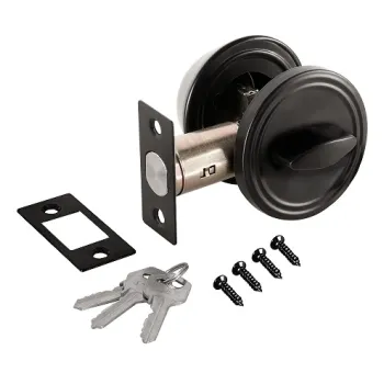 Замок врезной Ajax DK.002 BK BL черный