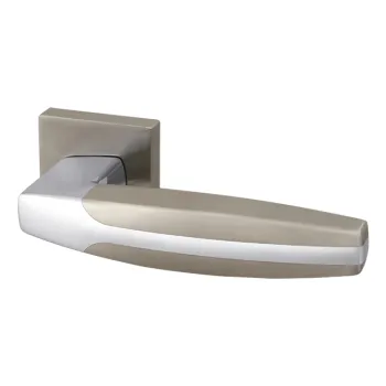 Дверная ручка на квадратном основании Armadillo K.USQ52.ARC (ARC USQ2) SN/CP-3 матовый никель/хром