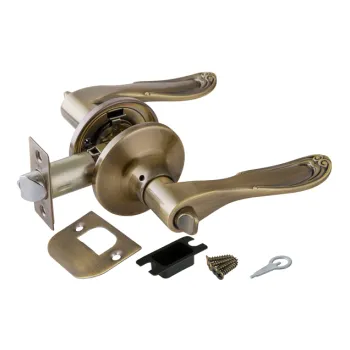 Ручка защелка Punto 6030 AB-B (фик.) бронза