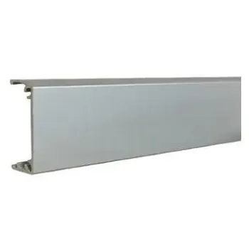 Алюминиевый декоративный профиль Art.1890A 3м для направляющей Art.1700A анодированное серебро