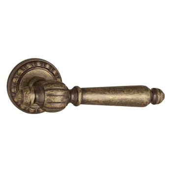 Дверная ручка на круглом основании Punto R.MT53.MADRID (MADRID MT) OB-13 античная бронза