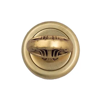 Фиксатор поворотный на круглом основании Venezia WC-4 D1 французское золото + коричневый