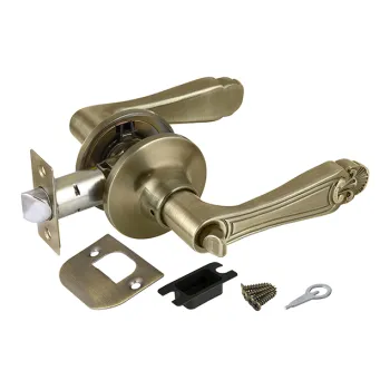 Ручка защелка Punto 6037 AB-B (фик.) бронза