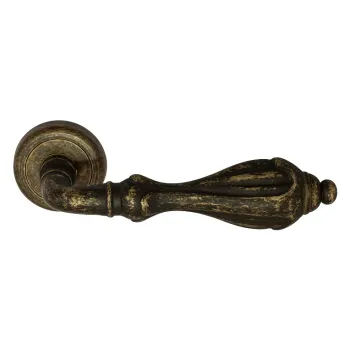 Дверная ручка на круглом основании Venezia \"ANAFESTO\" D1 античная бронза