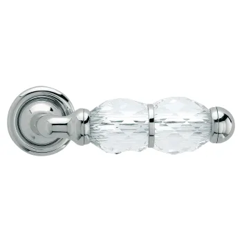 Дверная ручка на круглом основании Linea Cali CRYSTAL 830/103 CR хром глянцевый/хрусталь SWAROVSKI