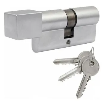 Цилиндровый механизм Cortellezi Primo 117 SQ 35x35 матовый хром