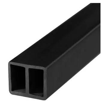 Терморазрыв (спейсер) для термодверей Fuaro (Фуаро) 20х24 мм, черный, длина 3 м