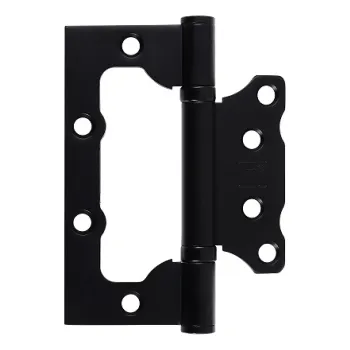 Петля без врезки универсальная Hinge 100-2BB FH MB черный