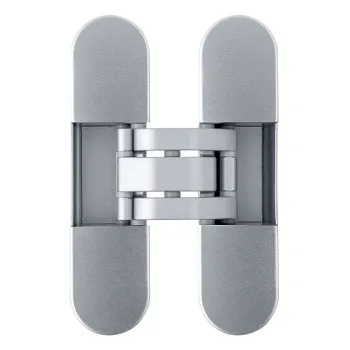 Петля скрытой установки универсальная Otlav Invisacta 300 3D (120x30 мм) 60кг серебро матовое