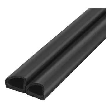 Уплотнитель самоклеящийся Fuaro ADH/D-14,5x13,5mm (031), BLACK черный 100 m