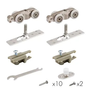 Комплект для раздвижных дверей Armadillo Comfort - PRO SET 1 /rollers/ 80 (CFA170)